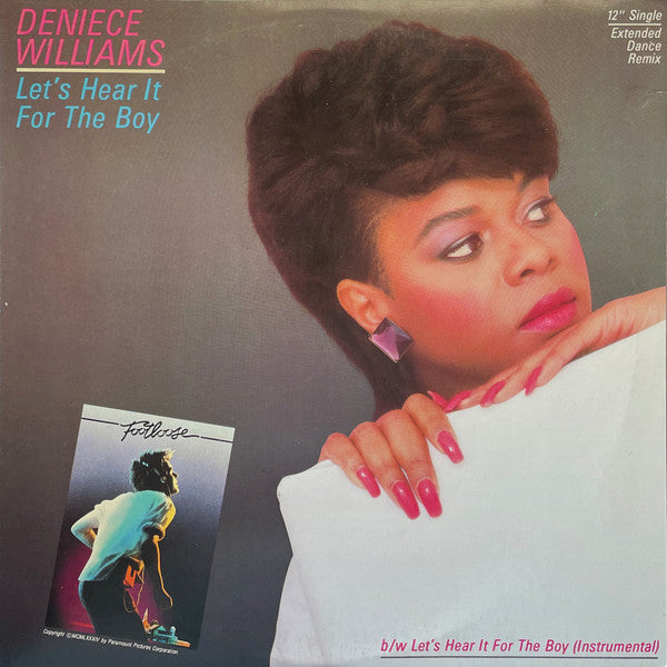 Deniece Williams – Let's Hear It For The Boy (Extended Dance Remix) 12" vinyl record, image 1 of 4