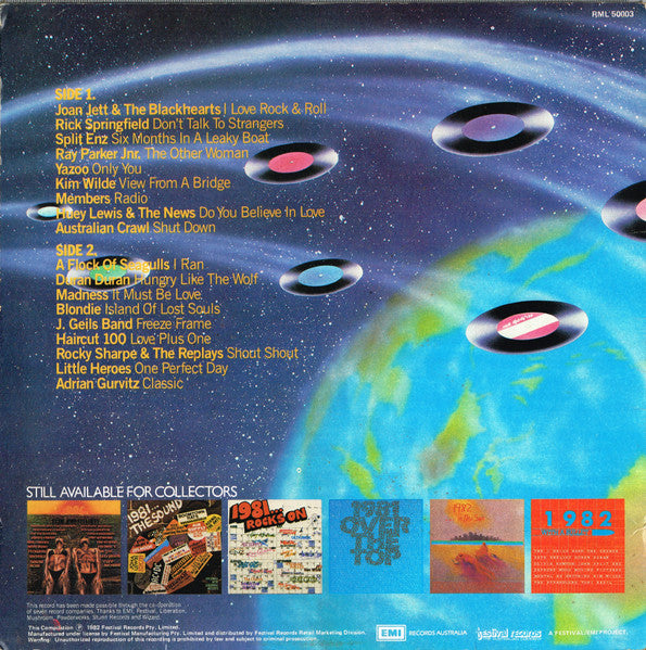 Various – 1982 Out Of The Blue LP vinyl record, image 2 of 6