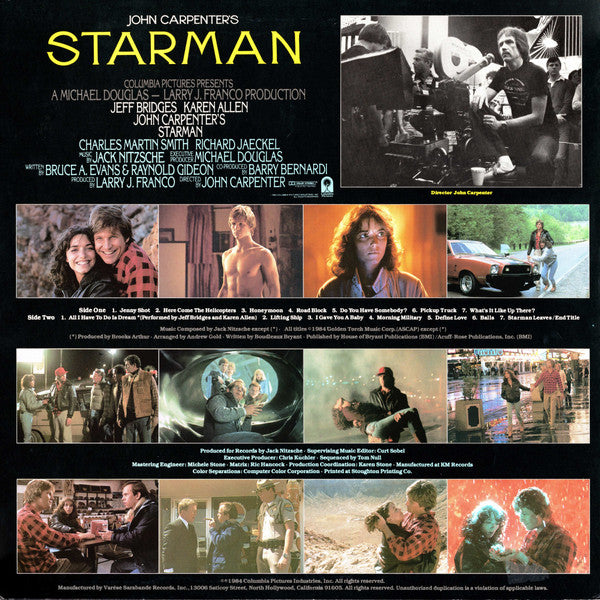 Jack Nitzsche – Starman (Original Motion Picture Soundtrack) LP vinyl record, image 2 of 4