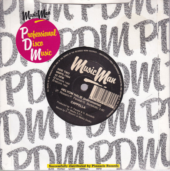 Cappella – Helyom Halib 7" vinyl record, image 4 of 4