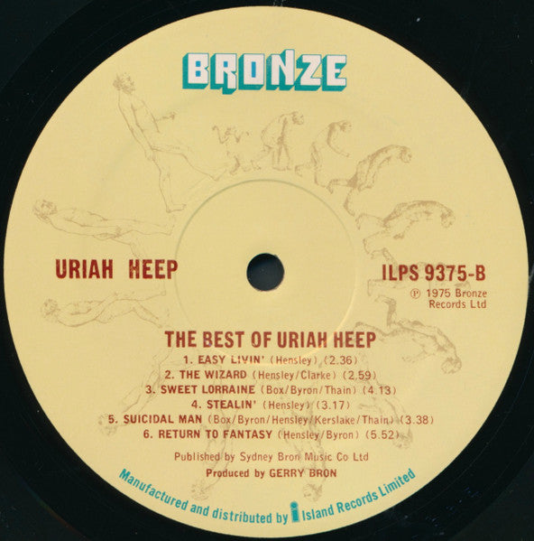 Uriah Heep – The Best Of... LP vinyl record, image 3 of 4