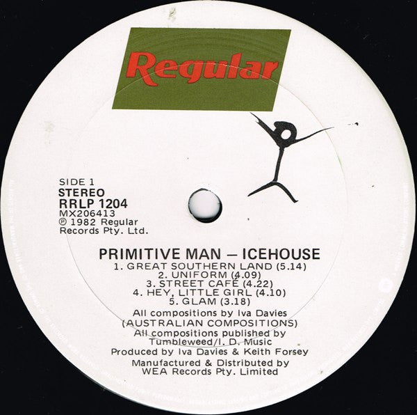 Icehouse – Primitive Man LP vinyl record, image 3 of 6