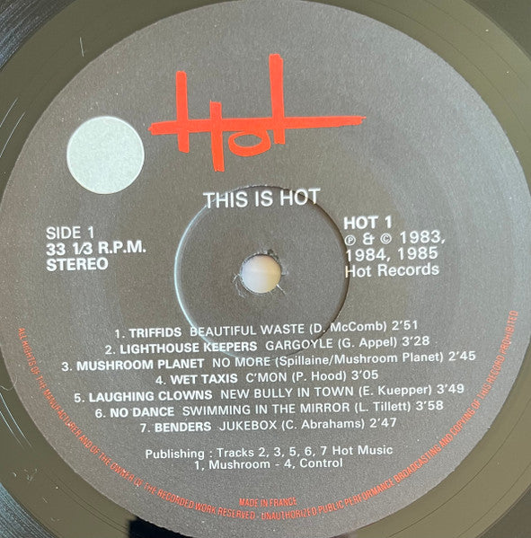 Various – This Is Hot LP vinyl record, image 3 of 4