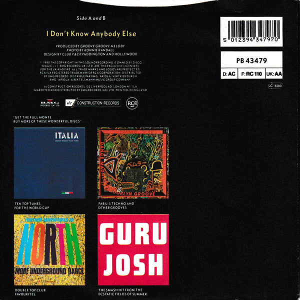 Black Box – I Don't Know Anybody Else 7" vinyl record, image 2 of 4