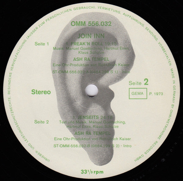 Ash Ra Tempel – Join Inn LP vinyl record, image 4 of 4