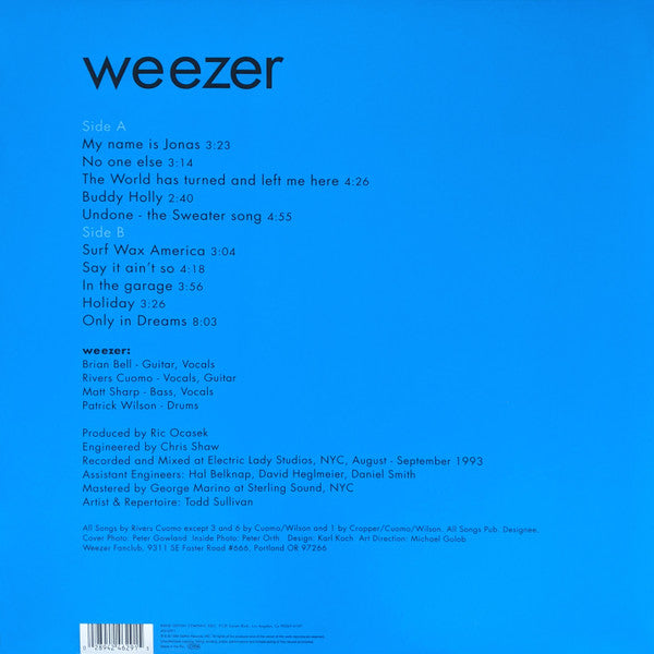 Weezer – Weezer LP vinyl record, image 2 of 7