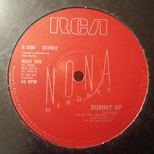 Nona Hendryx – Keep It Confidential 12" vinyl record, image 2 of 2