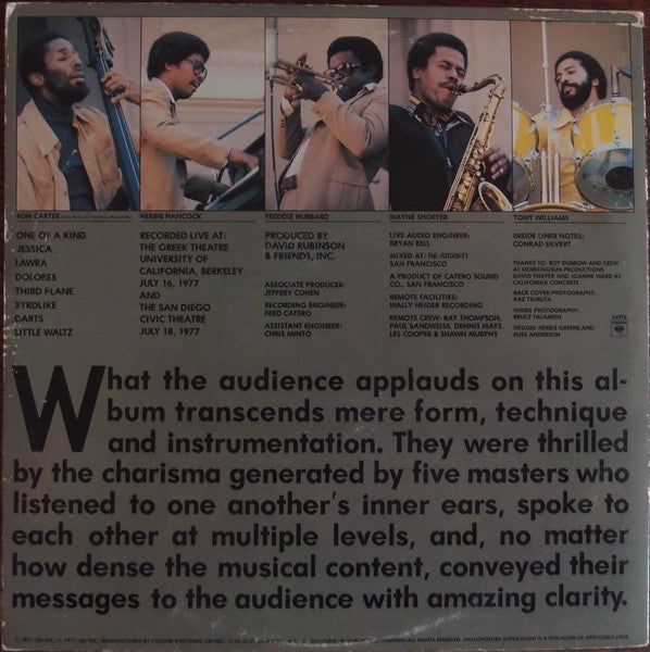 The V.S.O.P. Quintet – The Quintet (2xLP) LP vinyl record, image 4 of 8
