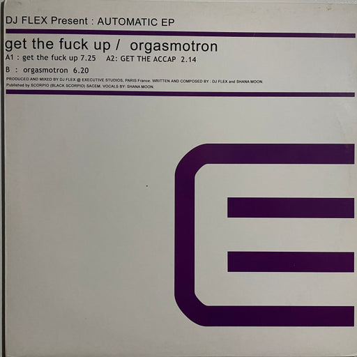 DJ Flex – Automatic EP 12" vinyl record, image 1 of 4