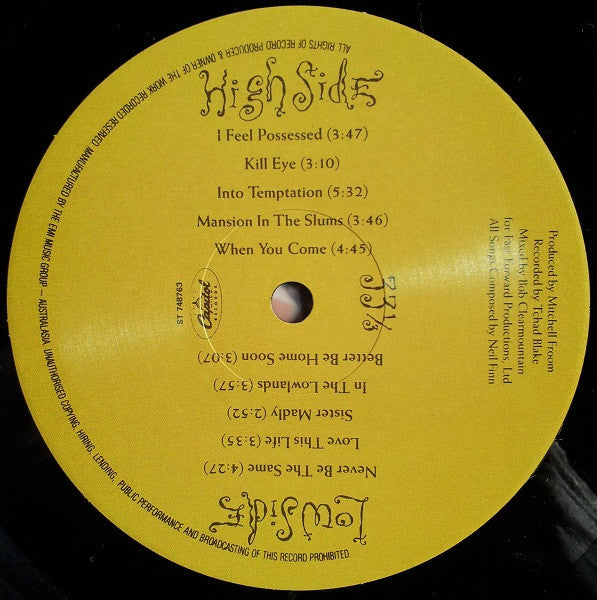 Crowded House – Temple Of Low Men LP vinyl record, image 6 of 6