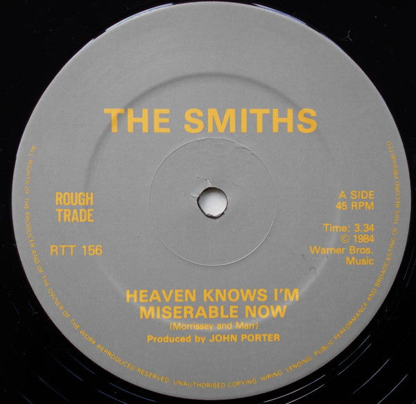 The Smiths – Heaven Knows I'm Miserable Now 12" vinyl record, image 3 of 5