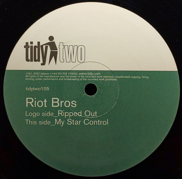 The Riot Brothers – Ripped Out / My Star Control 12" vinyl record, image 4 of 4