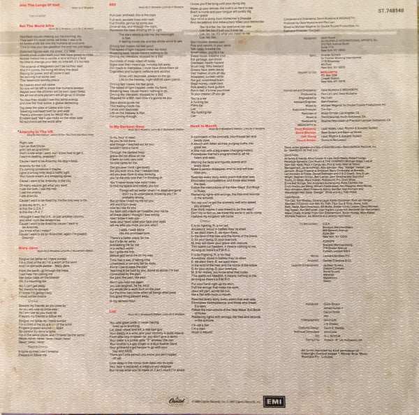 Megadeth – So Far, So Good... So What! LP vinyl record, image 4 of 6