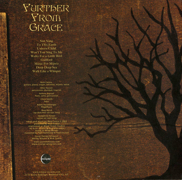 Nick Castro, The Poison Tree – Further From Grace LP vinyl record, image 2 of 2