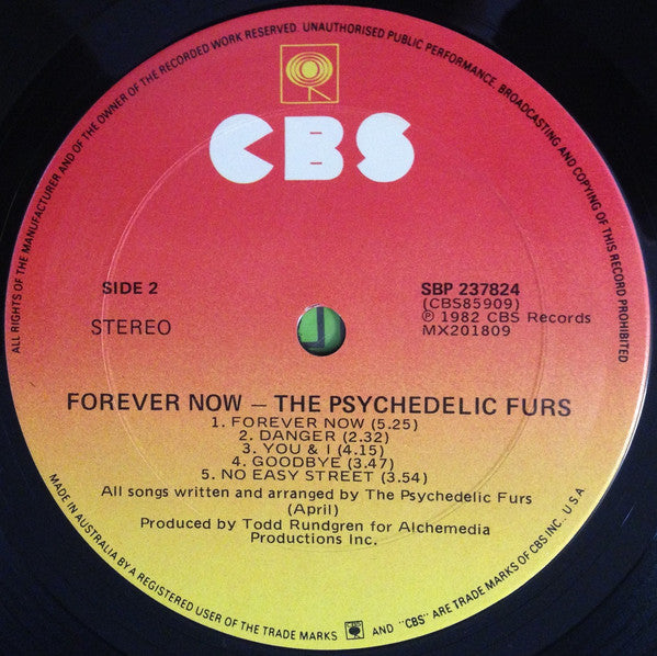 The Psychedelic Furs – Forever Now LP vinyl record, image 4 of 7