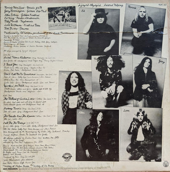 Lynyrd Skynyrd – Second Helping LP vinyl record, image 2 of 4