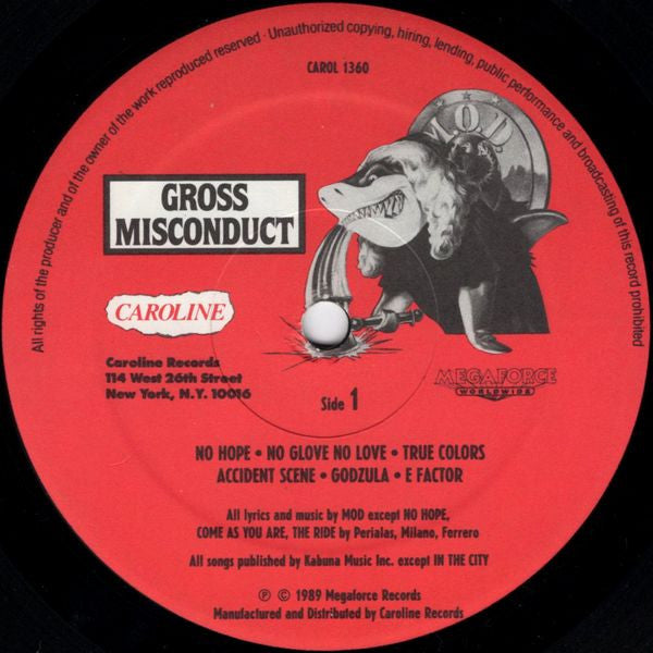 Method Of Destruction – Gross Misconduct LP vinyl record, image 3 of 6