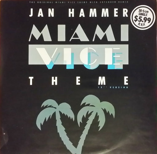 Jan Hammer – Miami Vice Theme 12" vinyl record, image 1 of 3