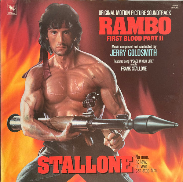 Jerry Goldsmith – Rambo: First Blood Part II (Original Motion Picture Soundtrack) LP vinyl record, image 1 of 4