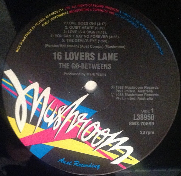 The Go-Betweens – 16 Lovers Lane LP vinyl record, image 4 of 10