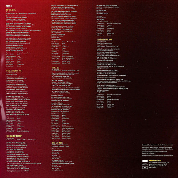 Van Morrison – Pay The Devil LP vinyl record, image 3 of 7