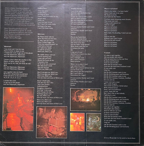 Sherbet – Slipstream LP vinyl record, image 7 of 8