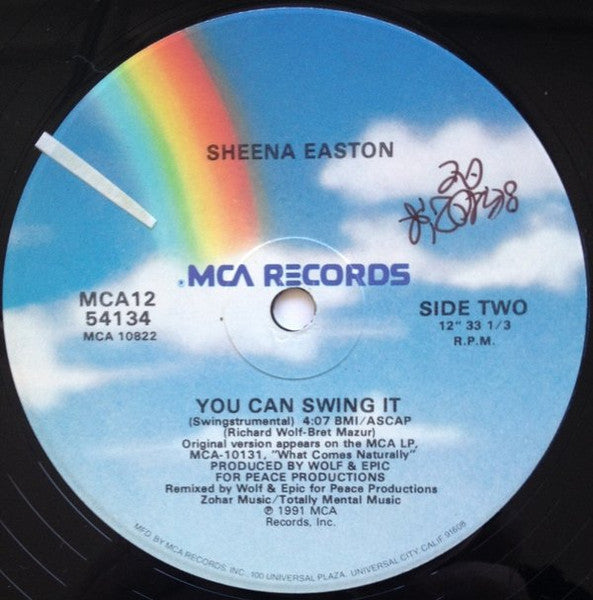 Sheena Easton – You Can Swing It 12" vinyl record, image 4 of 4