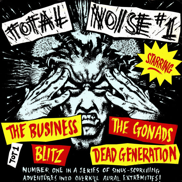 The Business, The Gonads, Blitz, Dead Generation – Total Noise #1 7" vinyl record, image 1 of 3