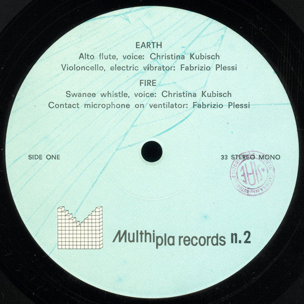 Christina Kubisch, Fabrizio Plessi – Two And Two LP vinyl record, image 2 of 3