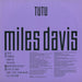 Miles Davis – Tutu LP vinyl record, image 6 of 10