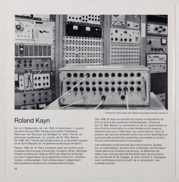 Roland Kayn – Simultan (3xLP) LP vinyl record, image 6 of 10