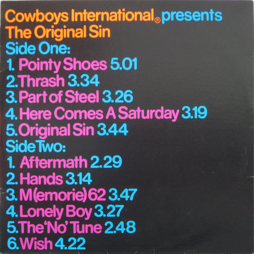Cowboys International – The Original Sin