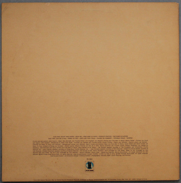 Joni Mitchell – Court And Spark LP vinyl record, image 4 of 9