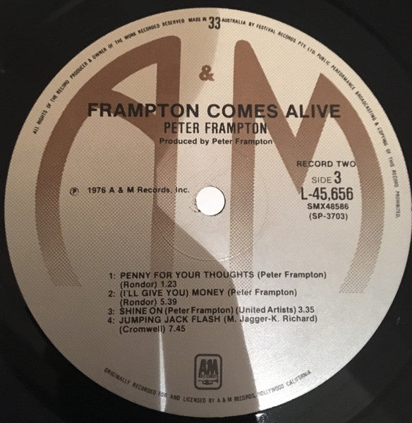 Peter Frampton – Frampton Comes Alive! (2xLP) LP vinyl record, image 7 of 8