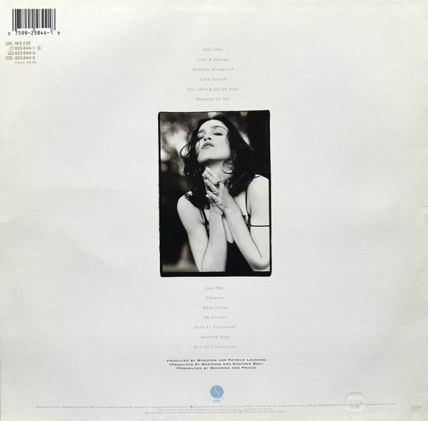 Madonna – Like A Prayer LP vinyl record, image 2 of 7