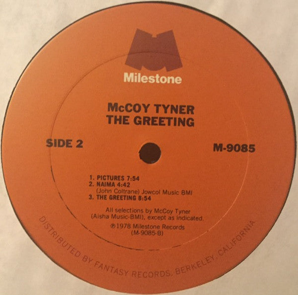 McCoy Tyner – The Greeting LP vinyl record, image 4 of 4
