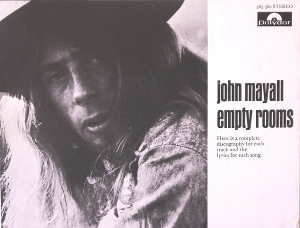 John Mayall – Empty Rooms LP vinyl record, image 5 of 8