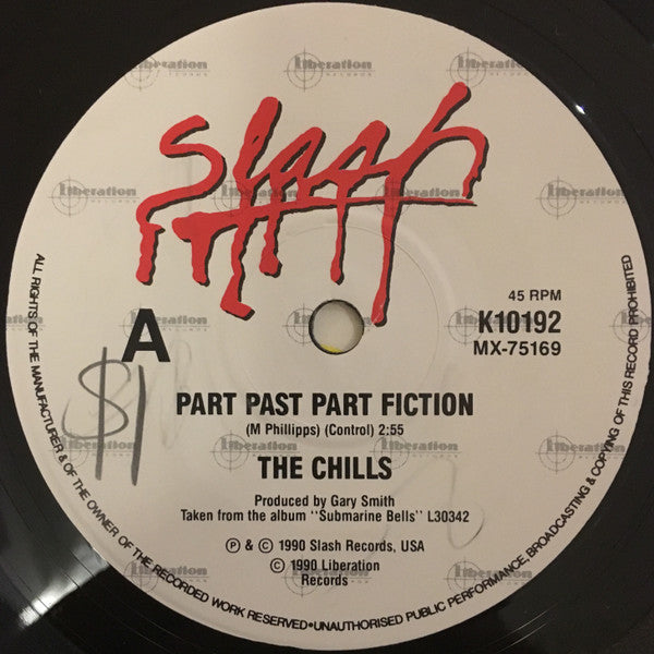The Chills – Part Past Part Fiction 7" vinyl record, image 3 of 4