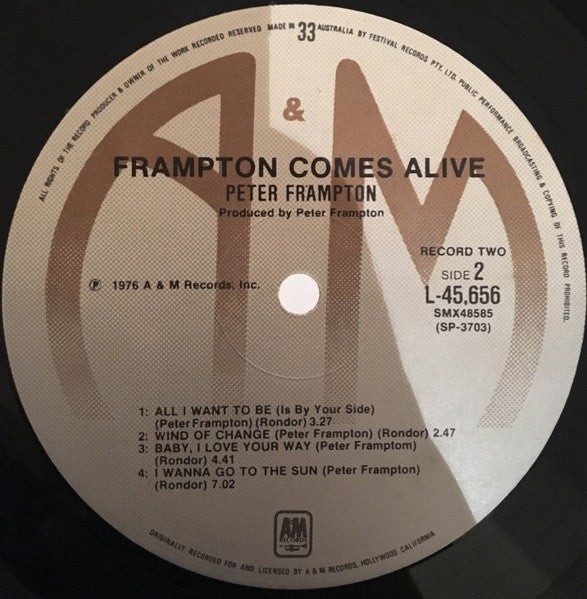 Peter Frampton – Frampton Comes Alive! (2xLP) LP vinyl record, image 6 of 8