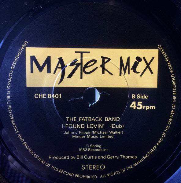 The Fatback Band – I Found Lovin' 7" vinyl record, image 4 of 4