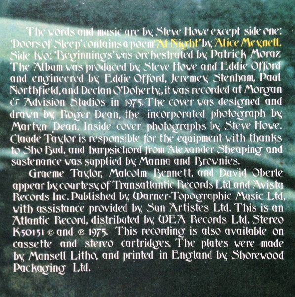 Steve Howe – Beginnings LP vinyl record, image 9 of 10