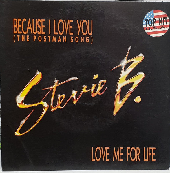 Stevie B – Because I Love You (The Postman Song) 7" vinyl record