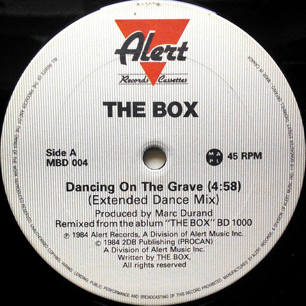 The Box – Dancing On The Grave 12" vinyl record, image 2 of 3