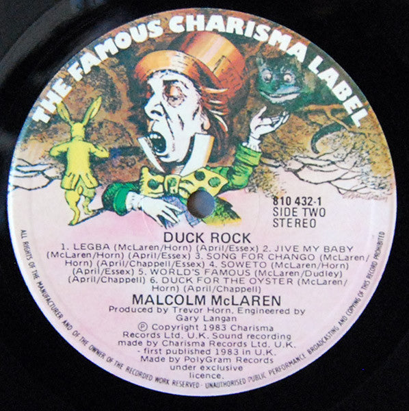 Malcolm McLaren – Duck Rock LP vinyl record, image 8 of 8