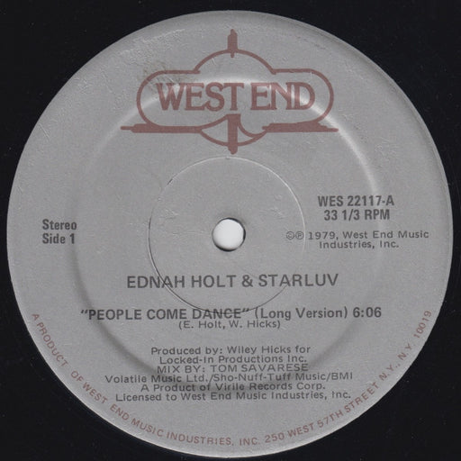 Ednah Holt, Starluv – People Come Dance 12" vinyl record, image 1 of 2