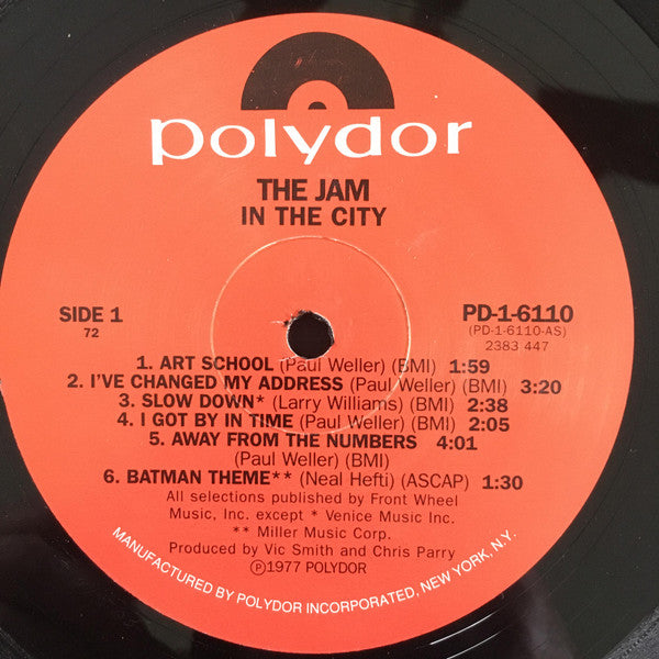 The Jam – In The City LP vinyl record, image 3 of 5