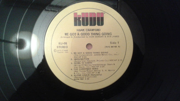 Hank Crawford – We Got A Good Thing Going LP vinyl record, image 3 of 4