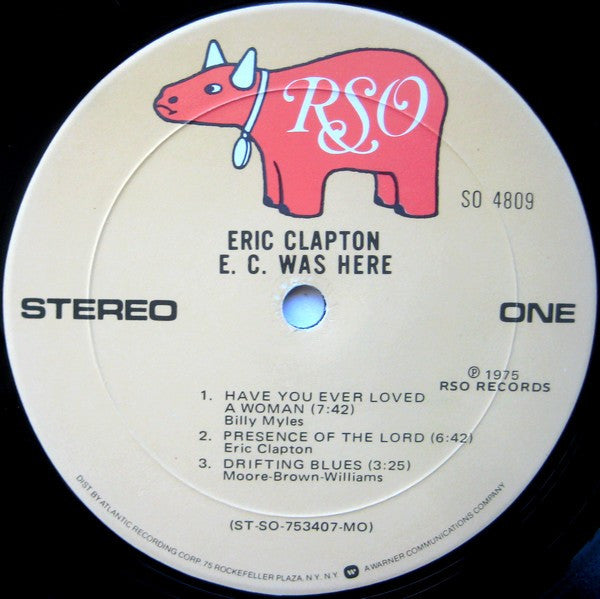 Eric Clapton – E.C. Was Here LP vinyl record, image 3 of 4