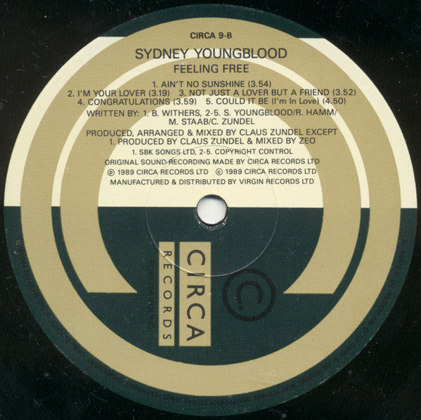 Sydney Youngblood – Feeling Free LP vinyl record, image 6 of 7