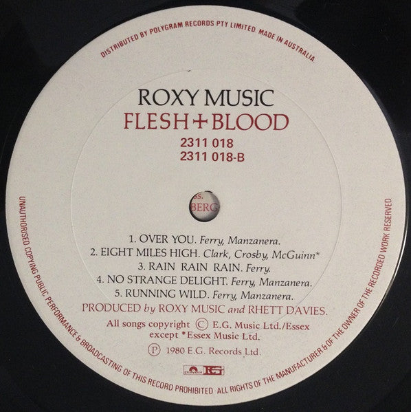 Roxy Music – Flesh + Blood LP vinyl record, image 4 of 6
